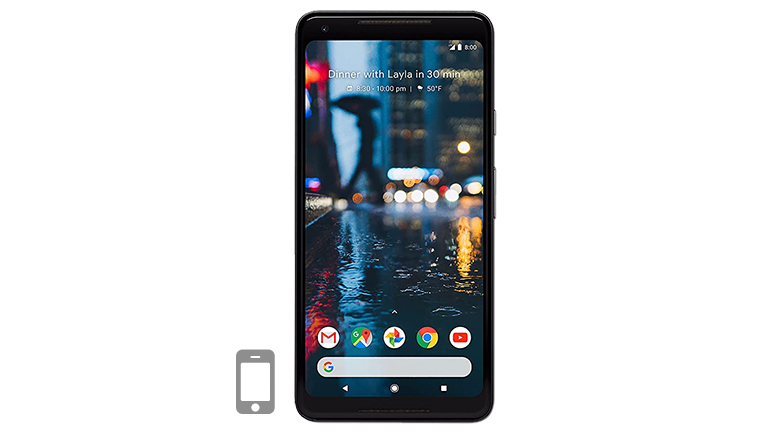 Google Pixel 2 Glass and Screen