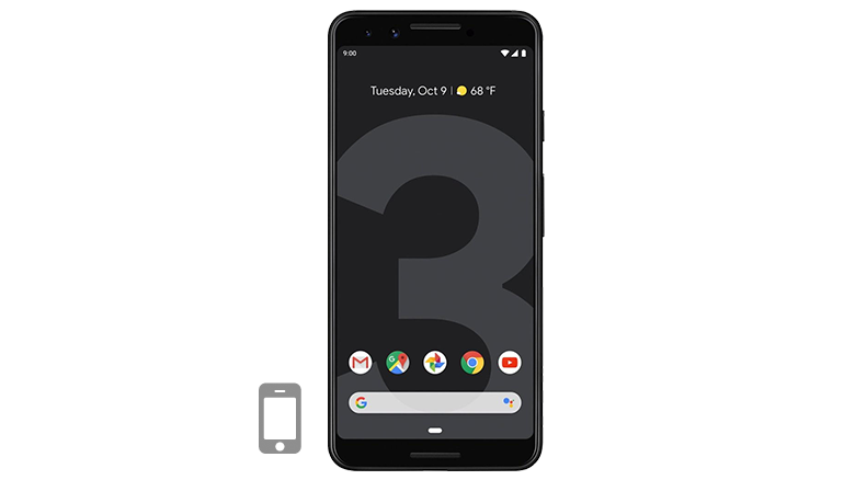 Google Pixel 3 Glass and Screen